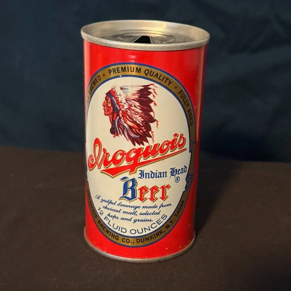 Iroquois Indian Head Vintage Beer can